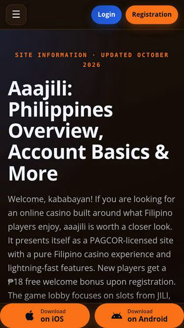 Screenshot of aaajili.org