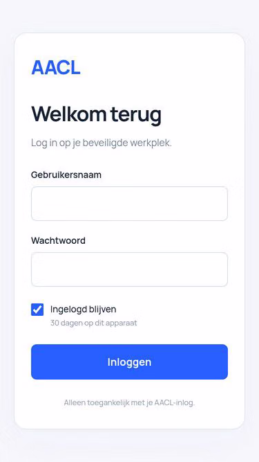 Screenshot of aacl.nl
