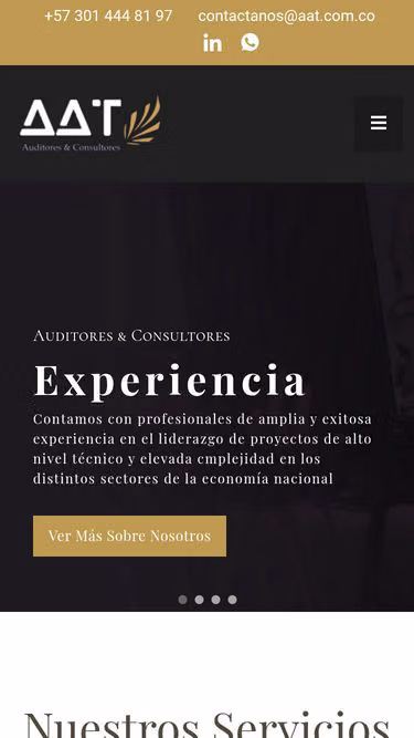 Screenshot of aat.com.co