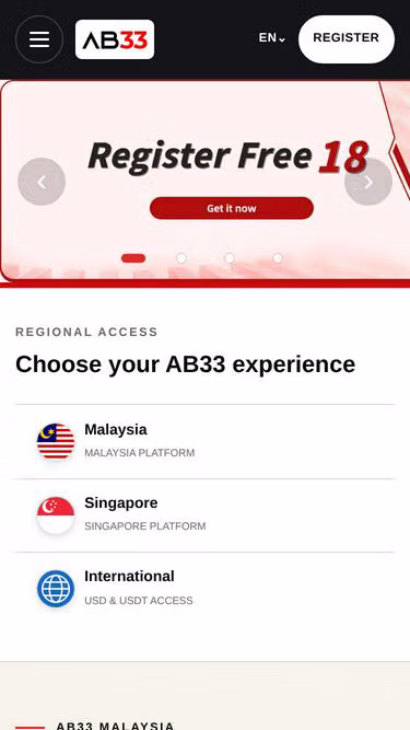 Screenshot of ab33.io