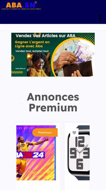 Screenshot of aba.sn
