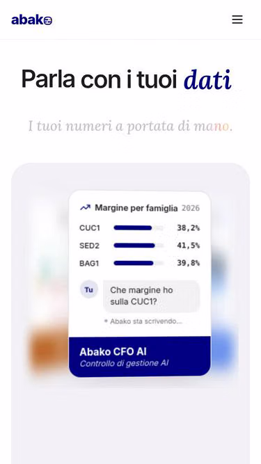 Screenshot of abako.ai