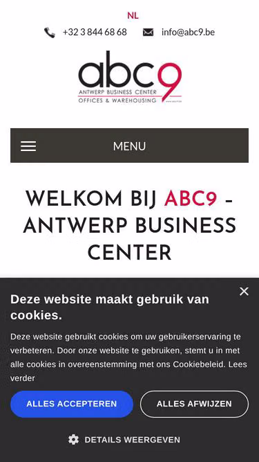 Screenshot of abc9.be
