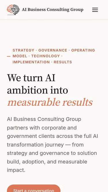Screenshot of abcgroup.ai