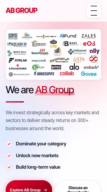 Screenshot of abgroup.al