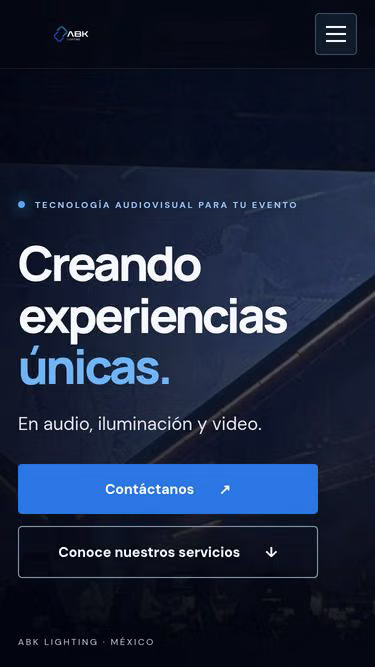 Screenshot of abk.mx