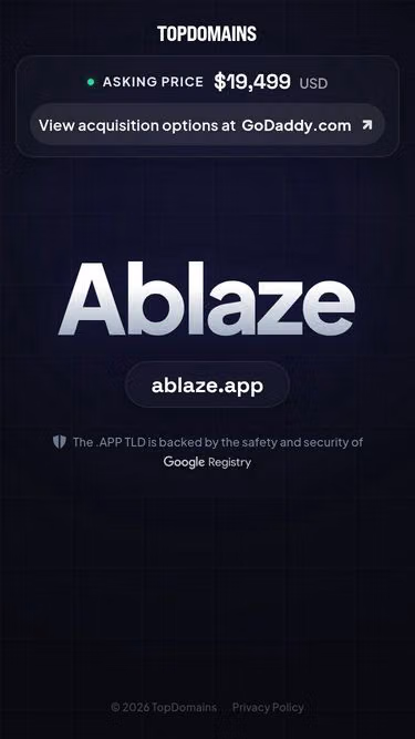 Screenshot of ablaze.app