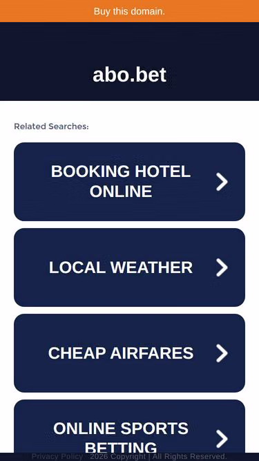 Screenshot of abo.bet