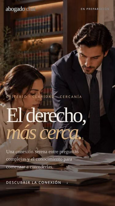 Screenshot of abogado.chat