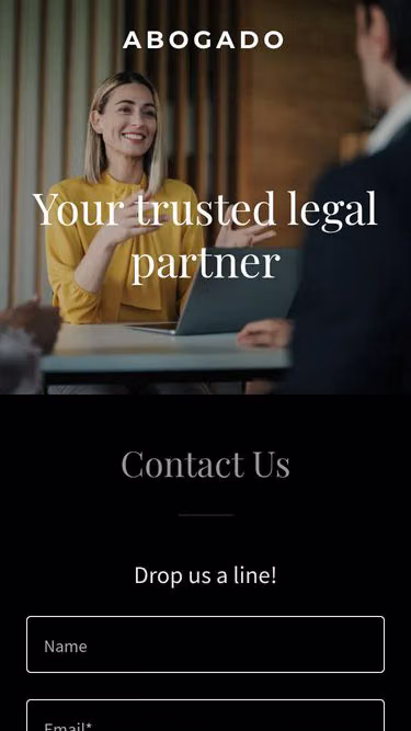 Screenshot of abogado.email