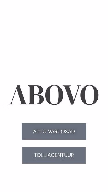 Screenshot of abovo.ee