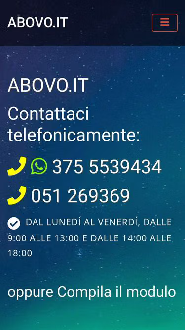 Screenshot of abovo.it