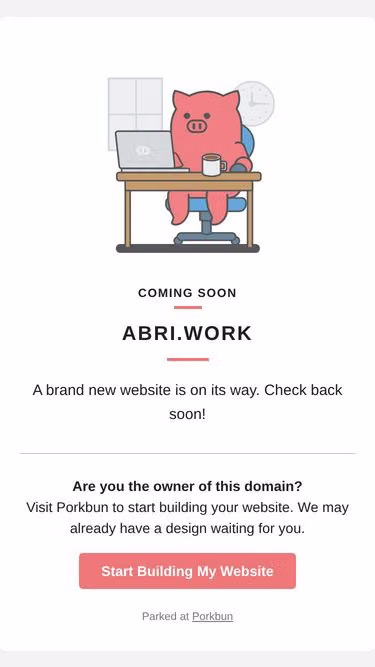 Screenshot of abri.work