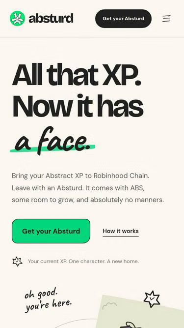 Screenshot of abs.wtf