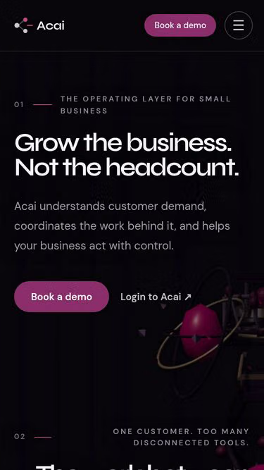 Screenshot of acai.ink