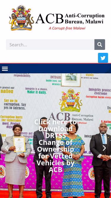 Screenshot of acb.gov.mw