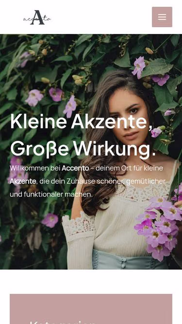 Screenshot of accento.blog