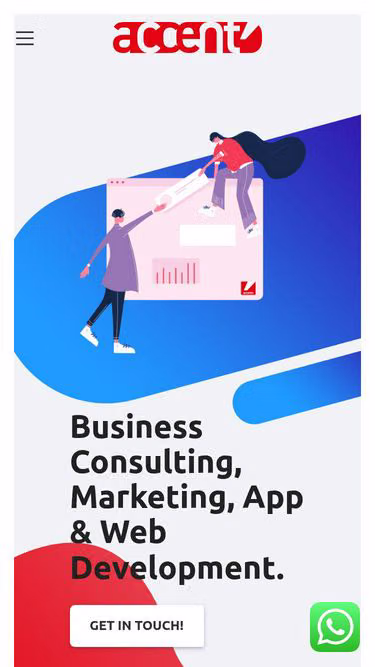 Screenshot of accento.co