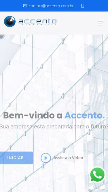 Screenshot of accento.com.br