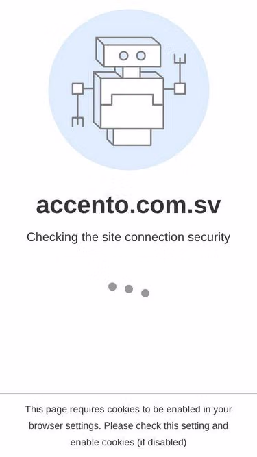 Screenshot of accento.com.sv
