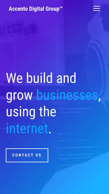 Screenshot of accento.digital