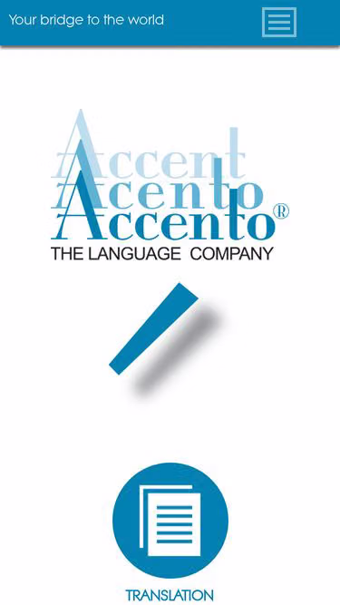 Screenshot of accento.info