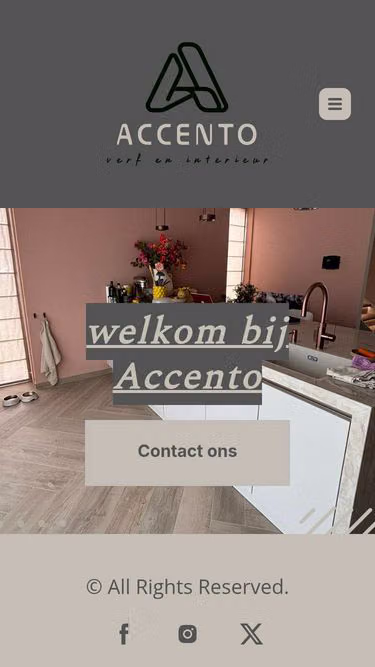 Screenshot of accento.online