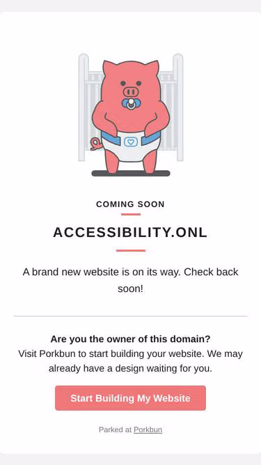 Screenshot of accessibility.onl