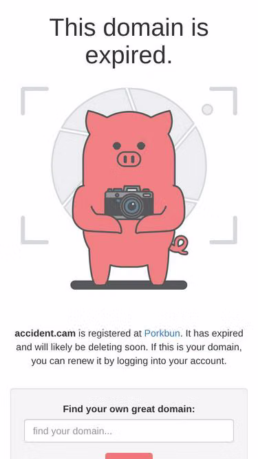 Screenshot of accident.cam