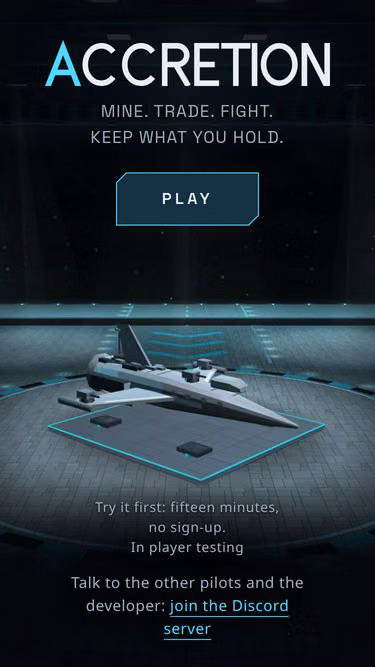 Screenshot of accretion.world