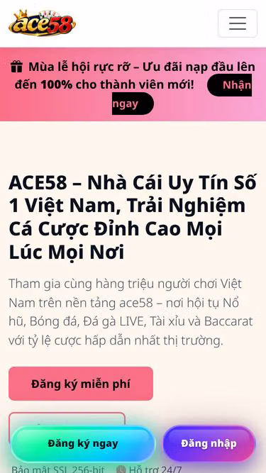 Screenshot of ace58.best