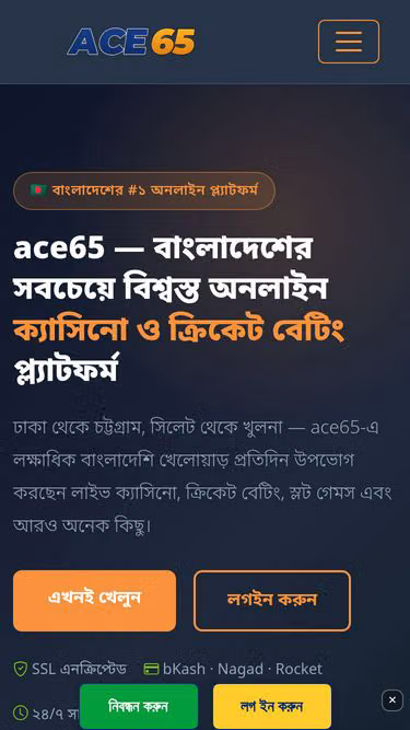 Screenshot of ace65.io