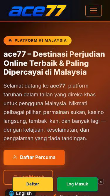 Screenshot of ace77.run
