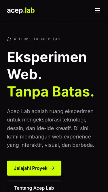 Screenshot of acep.ai.id