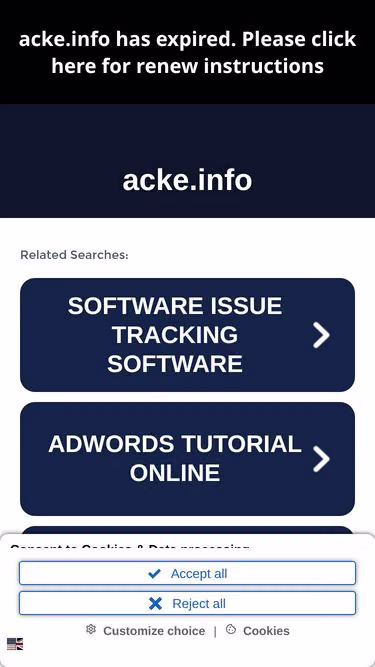Screenshot of acke.info