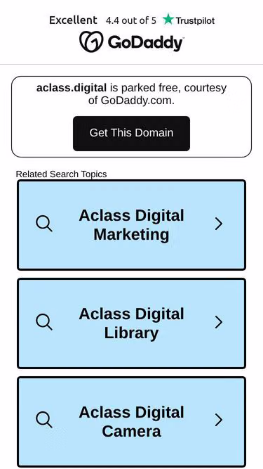 Screenshot of aclass.digital