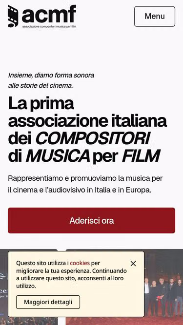 Screenshot of acmf.it