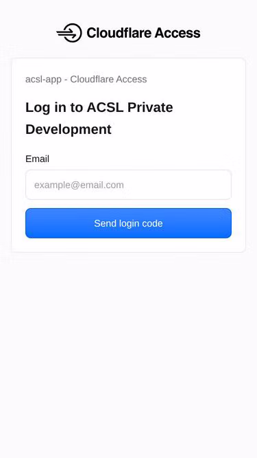 Screenshot of acsl.app