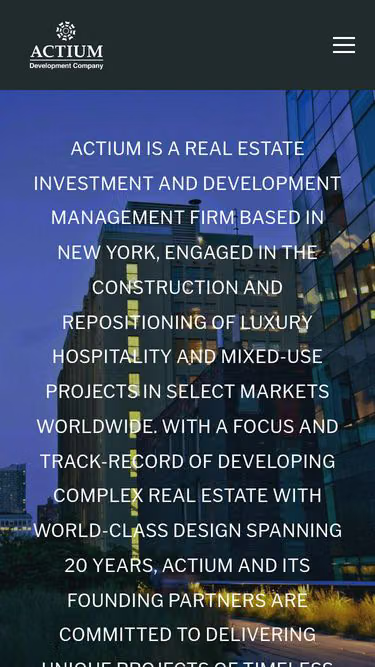 Screenshot of actium.com