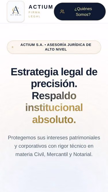 Screenshot of actium.gt