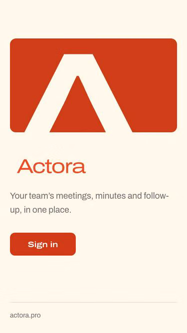 Screenshot of actora.pro