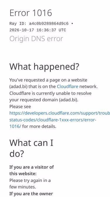 Screenshot of adad.bi