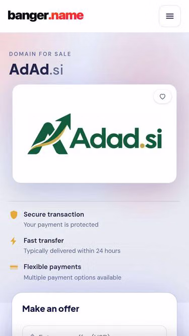 Screenshot of adad.si
