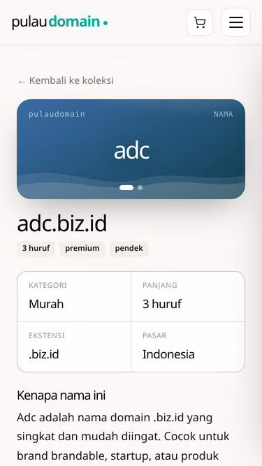 Screenshot of adc.biz.id