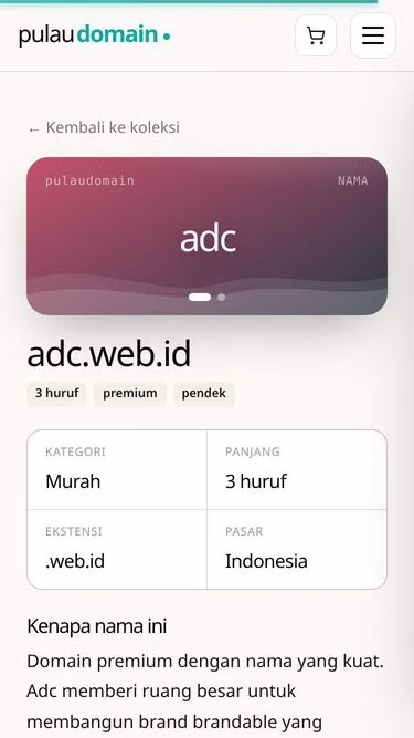 Screenshot of adc.web.id