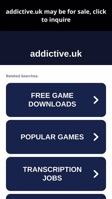 Screenshot of addictive.uk