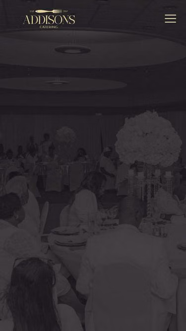 Screenshot of addisons.catering