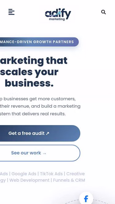 Screenshot of adify.marketing