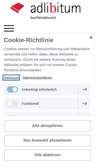 Screenshot of adlibitum.biz