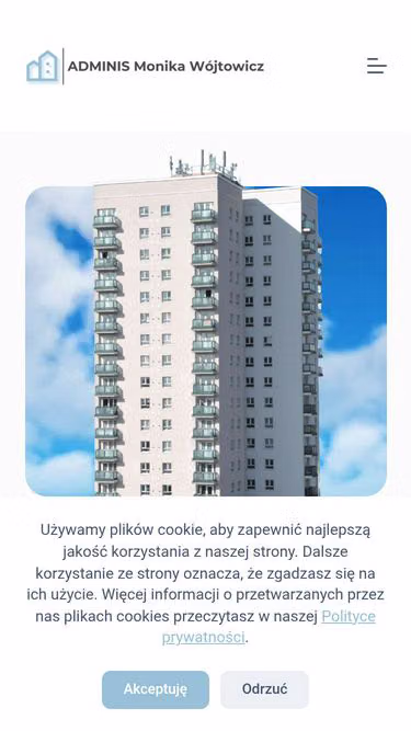 Screenshot of adminis.pl